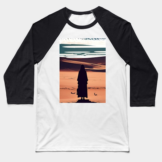 Banshee of the Badlands Baseball T-Shirt by GoodSirWills Place